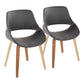 Fabrico - Mid Century, Modern Dining Chair (Set of 2) - Furniture Home Direct