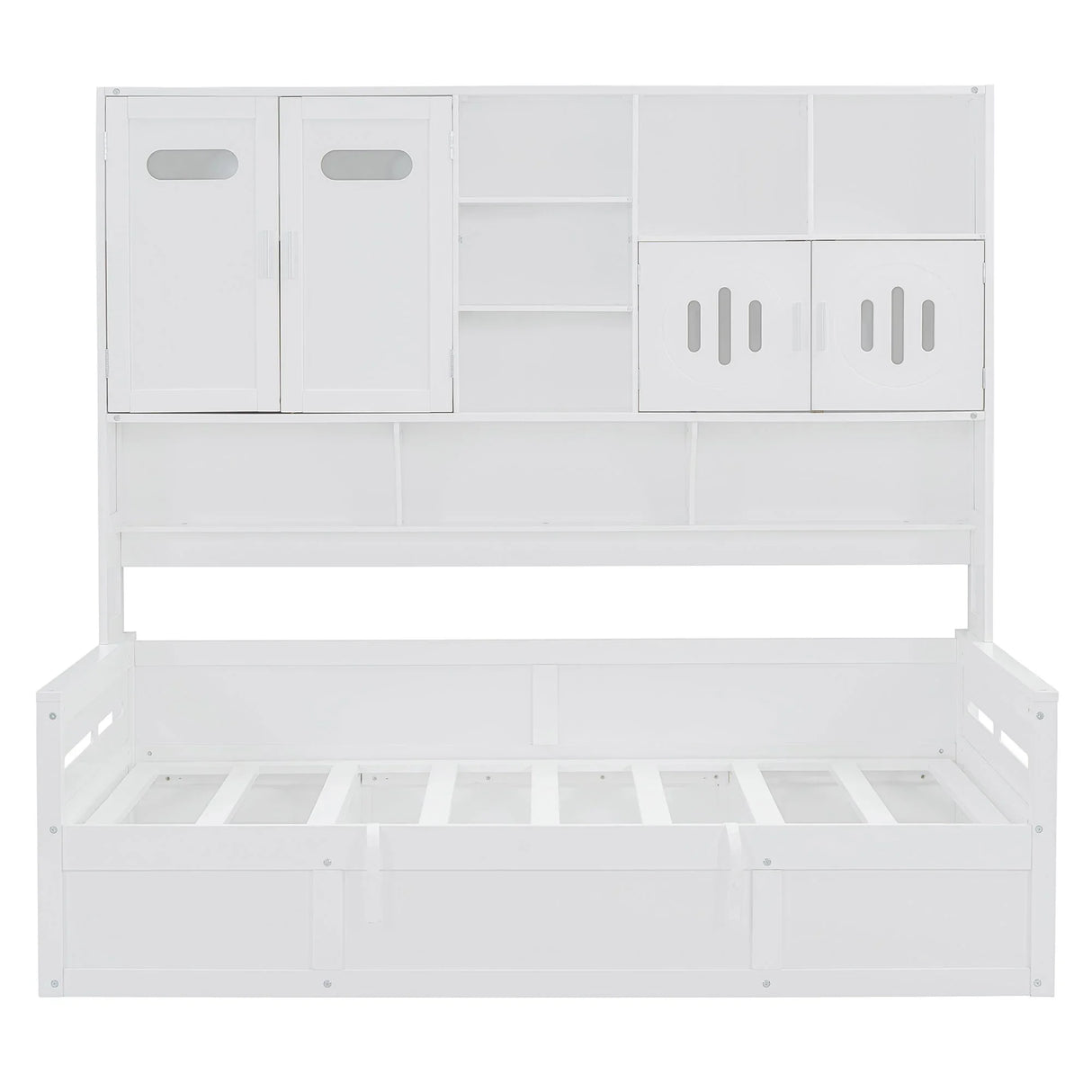 Daybed With All-In-One Cabinet And Shelf - Furniture Home Direct
