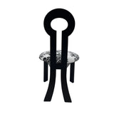 Key Design, Dining Chairs (Set of 2) - White / Black - Furniture Home Direct