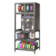 3D Printer Cabinet With Double Layer Filament Storage, Noise Reducing Design - Black - Furniture Home Direct