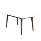 Mary - Modern Style Rectangular Dining Kitchen Table - Furniture Home Direct