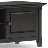 Amherst - Low TV Media Stand - Hickory Brown - Furniture Home Direct