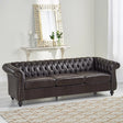 3 Seater Sofa -Brown - Furniture Home Direct