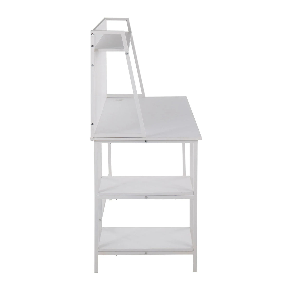Geo - Shelf Contemporary Desk - Furniture Home Direct