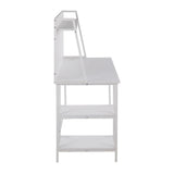 Geo - Shelf Contemporary Desk - Furniture Home Direct