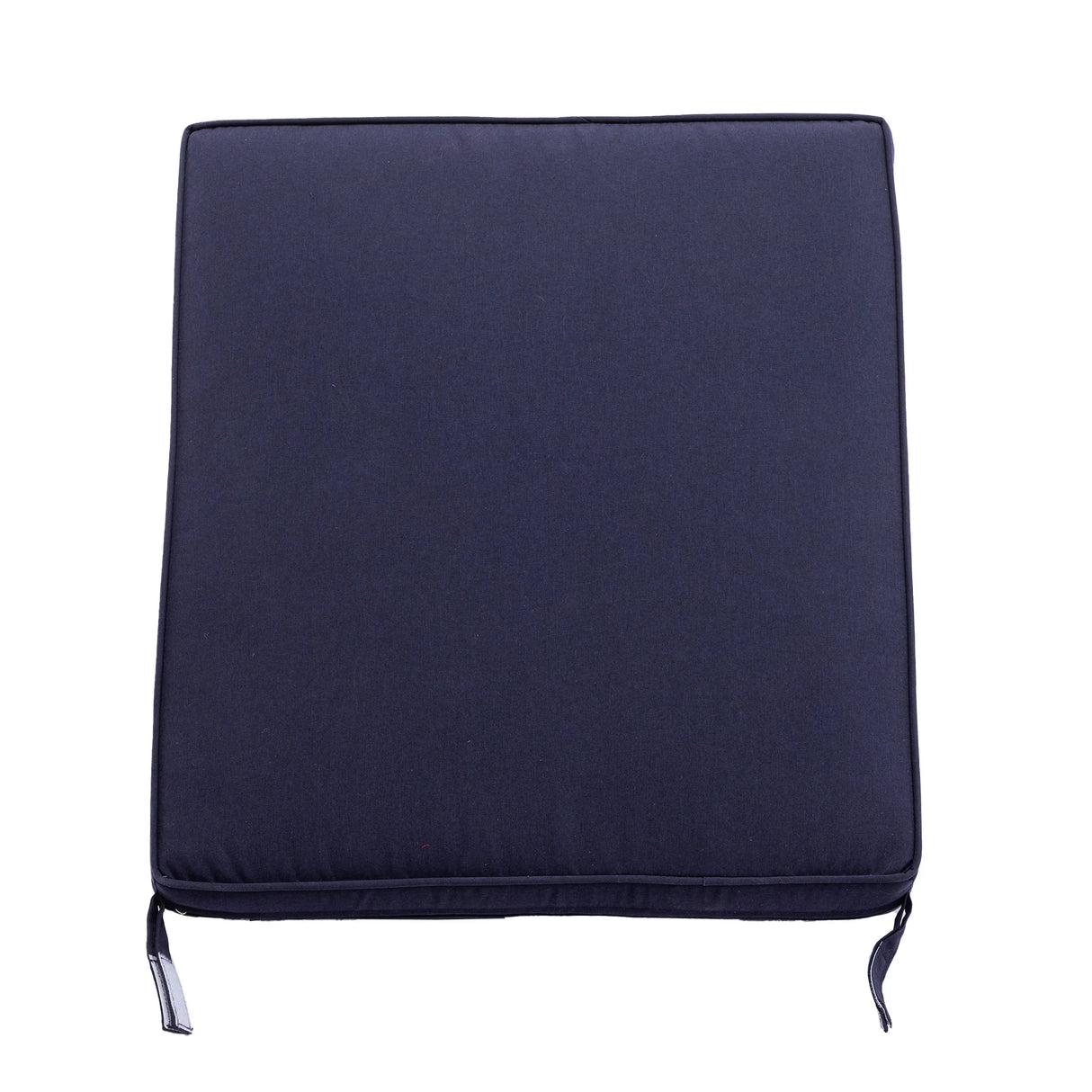 3 Piece Conversation Set With Glass Coffee Table - Navy Blue - Furniture Home Direct