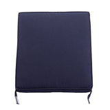 3 Piece Conversation Set With Glass Coffee Table - Navy Blue - Furniture Home Direct