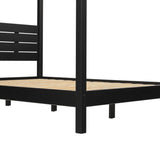 Canopy Bed Frame Modern Minimalist Boho - Furniture Home Direct