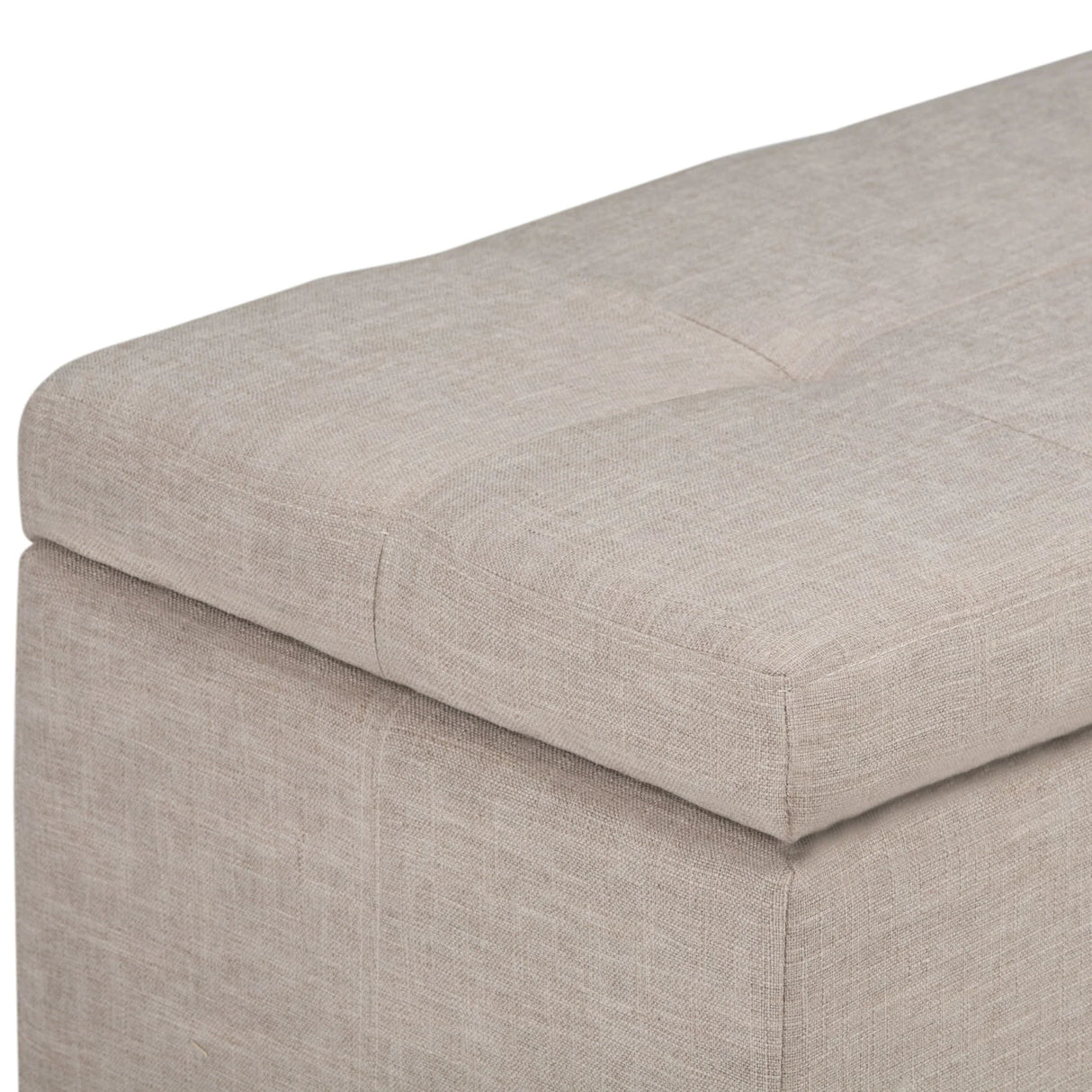 Castleford - Contemporary Storage Ottoman - Furniture Home Direct