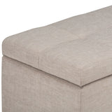 Castleford - Contemporary Storage Ottoman - Furniture Home Direct
