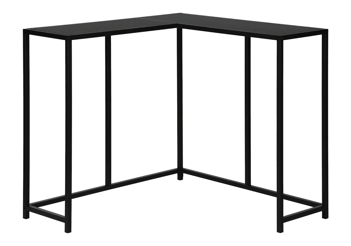 Corner Accent Console Table For Entryway, Contemporary & Modern - Black - Furniture Home Direct