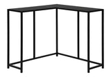 Corner Accent Console Table For Entryway, Contemporary & Modern - Black - Furniture Home Direct