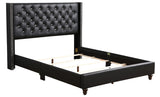 Upholstered Nailhead Trim Chic Bed - Furniture Home Direct