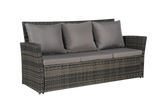 7 Piece Patio Set - Gray - Furniture Home Direct