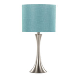 Lenuxe - Contemporary Semi Gloss Table Lamp (Set of 2) - Furniture Home Direct