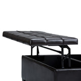 Harrison - Coffee Table Storage Ottoman - Tanners Brown - Furniture Home Direct