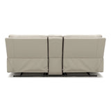 Malibu - Modern Power Motion Reclining Loveseat With Cup Holders - Beige - Furniture Home Direct