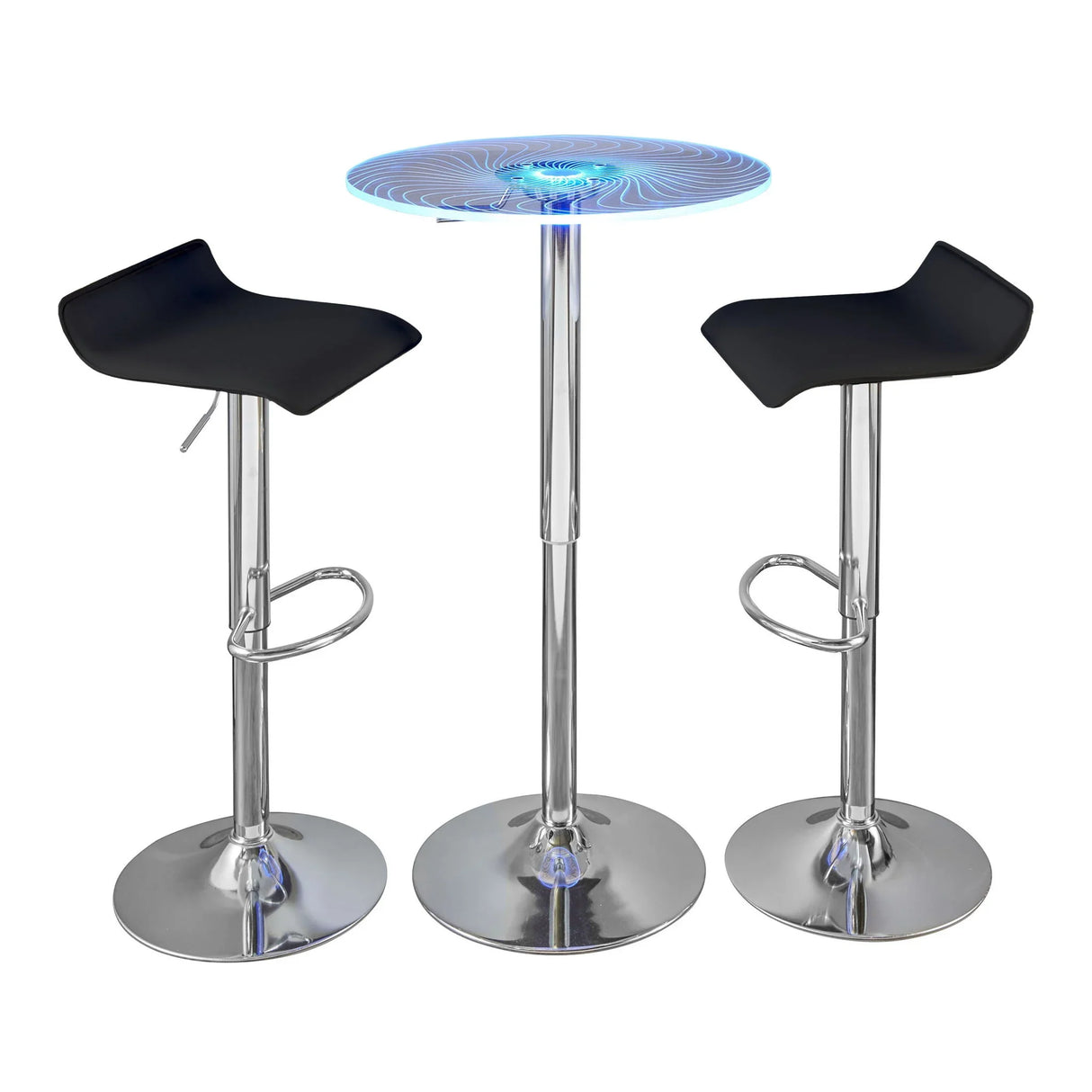 Spyra Ale - 3 Piece Contemporary Adjustable Bar With Up Set - Furniture Home Direct