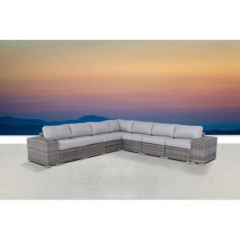 Minnesota 9-Piece Sectional with Cushions - Fully Assembled - Furniture Home Direct
