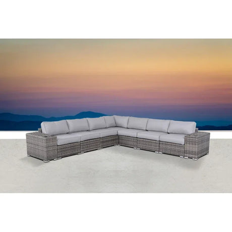 Minnesota 9-Piece Sectional with Cushions - Fully Assembled - Furniture Home Direct