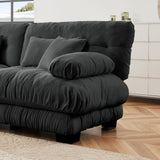 Modular Chenille Sofa - Gray - Furniture Home Direct