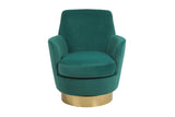 Teddy Swivel Barrel Chair, Swivel Accent Chairs Armchair For Living Room - Furniture Home Direct