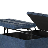 Harrison - Upholstered Coffee Table Storage Ottoman - Furniture Home Direct