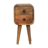 Curved Nightstand, - Furniture Home Direct