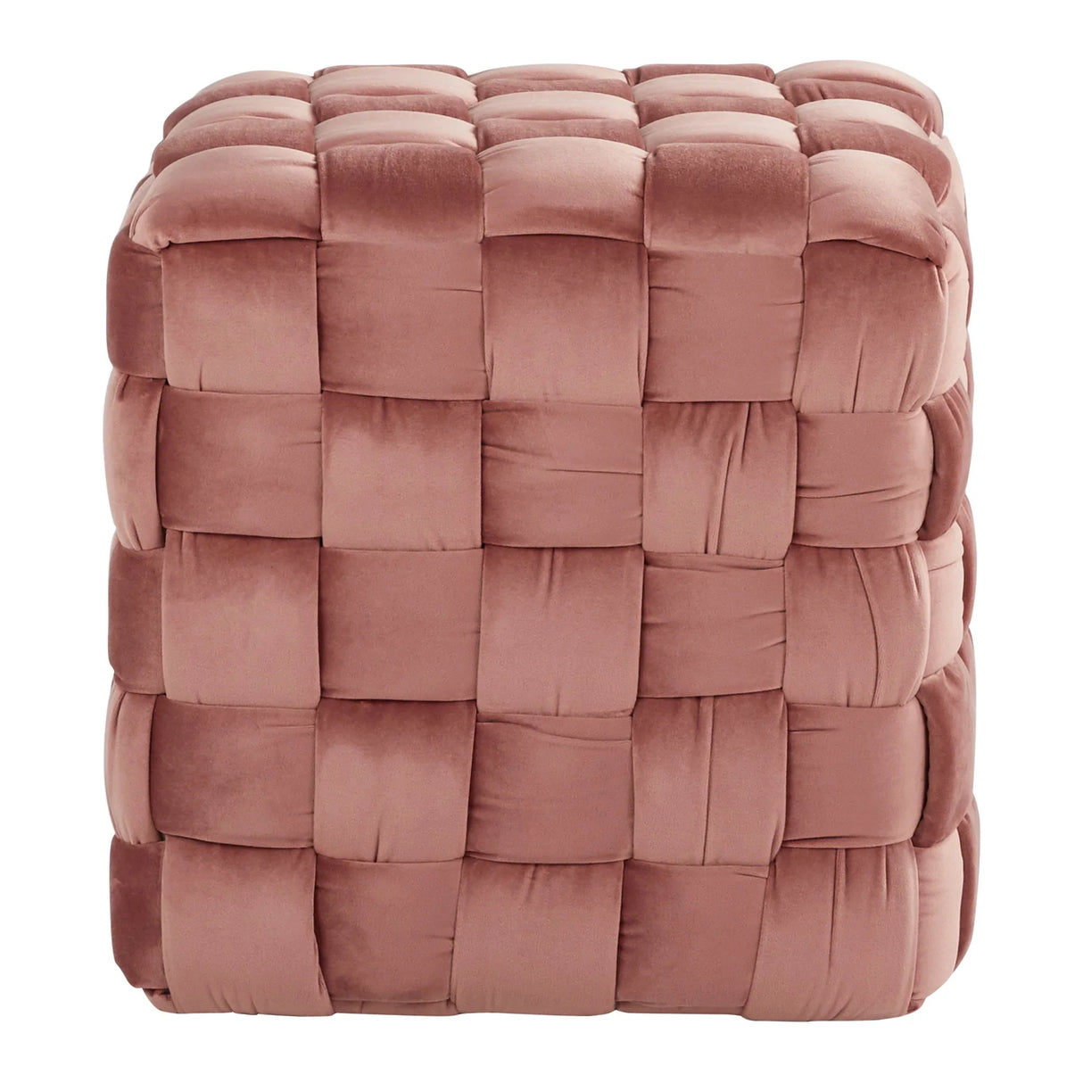 Square Braided Ottoman - - Furniture Home Direct