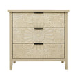 3 Drawer Cabinet, American Furniture, Suitable For Bedroom, Living Room, Study - Natural - Furniture Home Direct