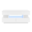 Multi Functional Lift Top Coffee Table With 2 Drawers - Furniture Home Direct