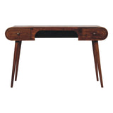 London - Arch Writing Desk - Dark Brown - Furniture Home Direct