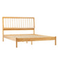 Mid-Century Modern Solid Wood Spindle Bed - Furniture Home Direct