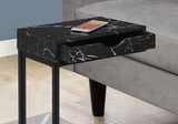 Accent Table, C - Shaped Contemporary & Modern Elegant Design - Furniture Home Direct