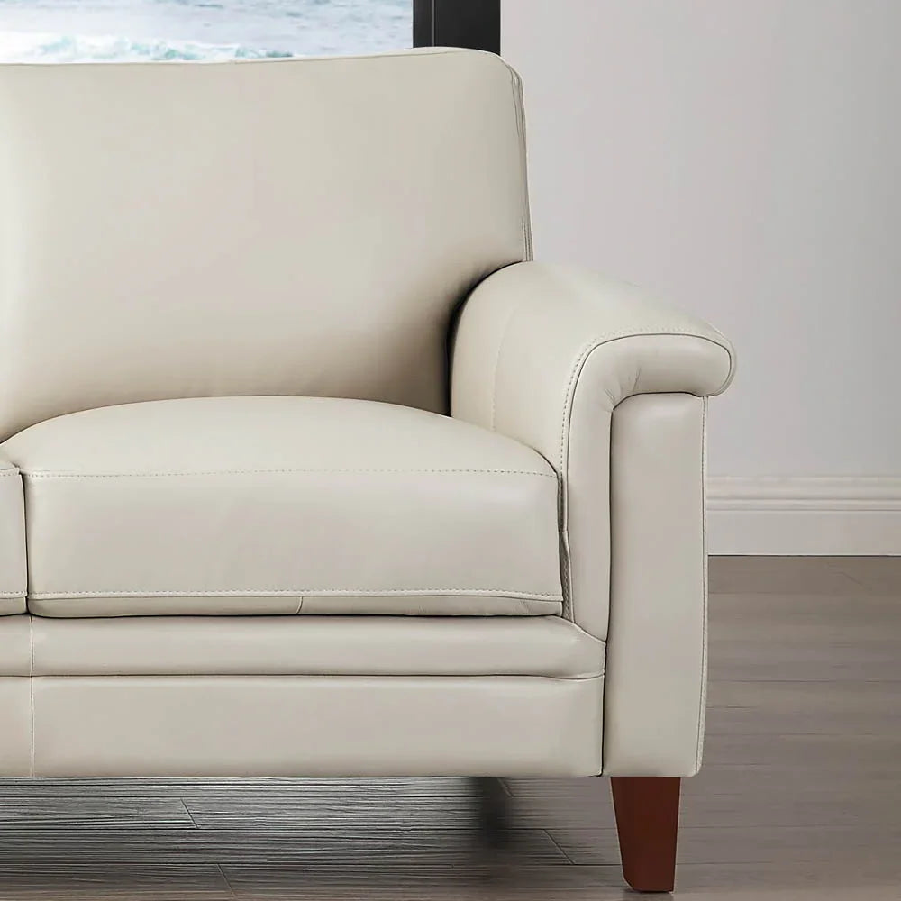 Westcott - Leather Loveseat - Furniture Home Direct