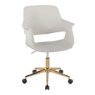 Vintage Flair - Mid Century Modern Office Chair - Furniture Home Direct