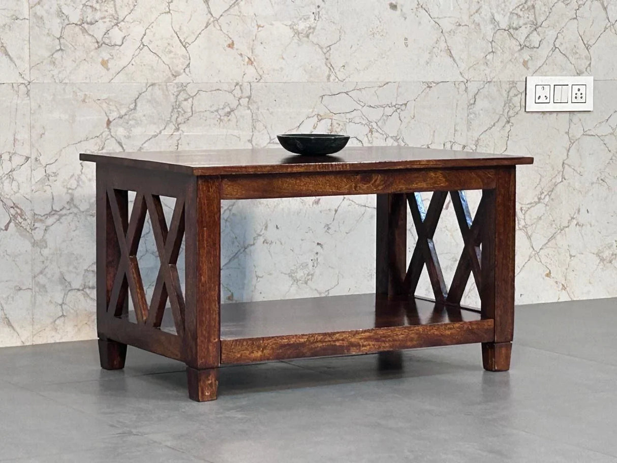 Belmont - X Frame Coffee Table - Brown - Furniture Home Direct