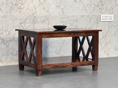 Belmont - X Frame Coffee Table - Brown - Furniture Home Direct