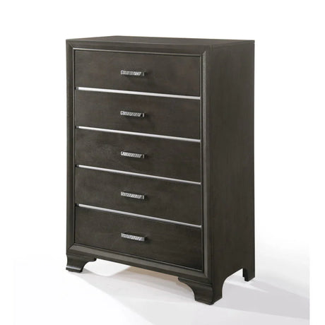Carine II - Chest - Gray - Furniture Home Direct